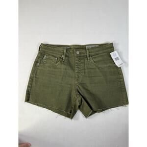NWT $178 AG Adriano Goldschmied The Hailey Cutoff Ex-boyfriend Shorts Size 26